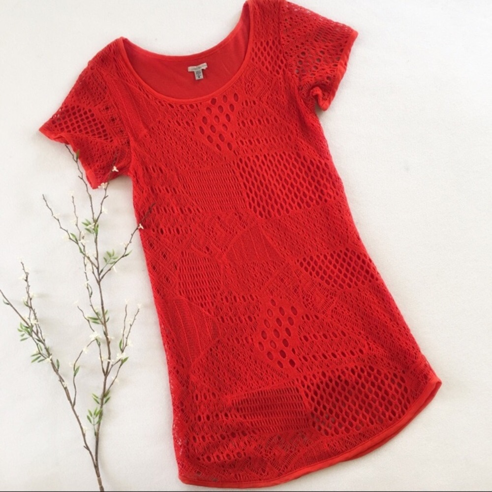 Ecote orange dress••
